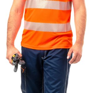 Футболка з СП смугою "ПОМАРАНЧЕВА"